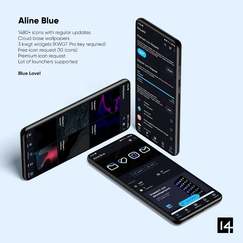 Aline Blue capture d'écran 2