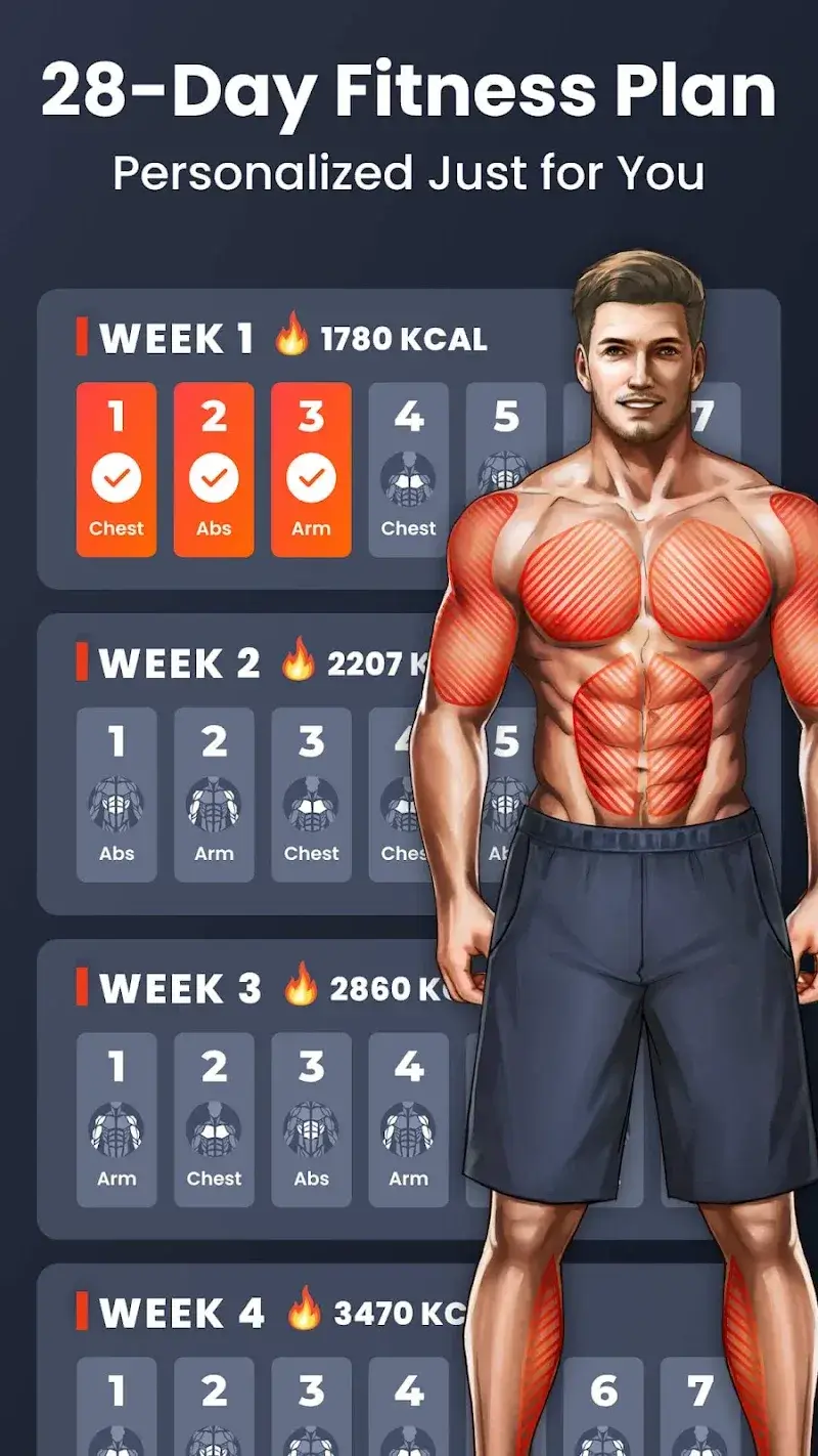 Home Workout - No Equipment Screenshot 2
