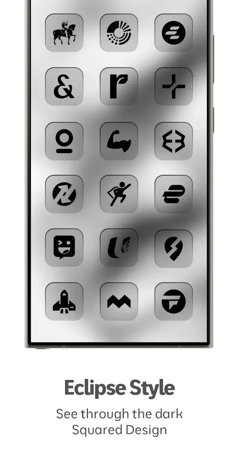 Eclipse Transparent Icon Pack スクリーンショット 3