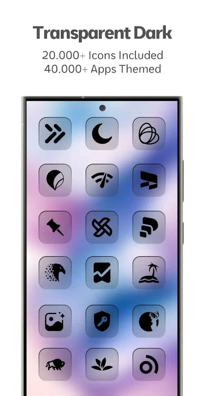 Eclipse Transparent Icon Pack スクリーンショット 2