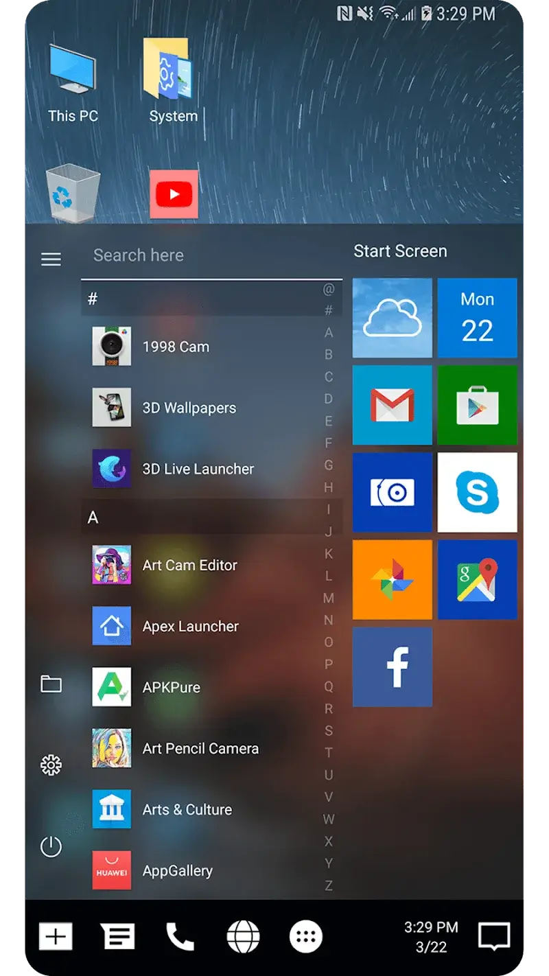 ภาพหน้าจอ Winner Computer Launcher v6.0.1 APK 2
