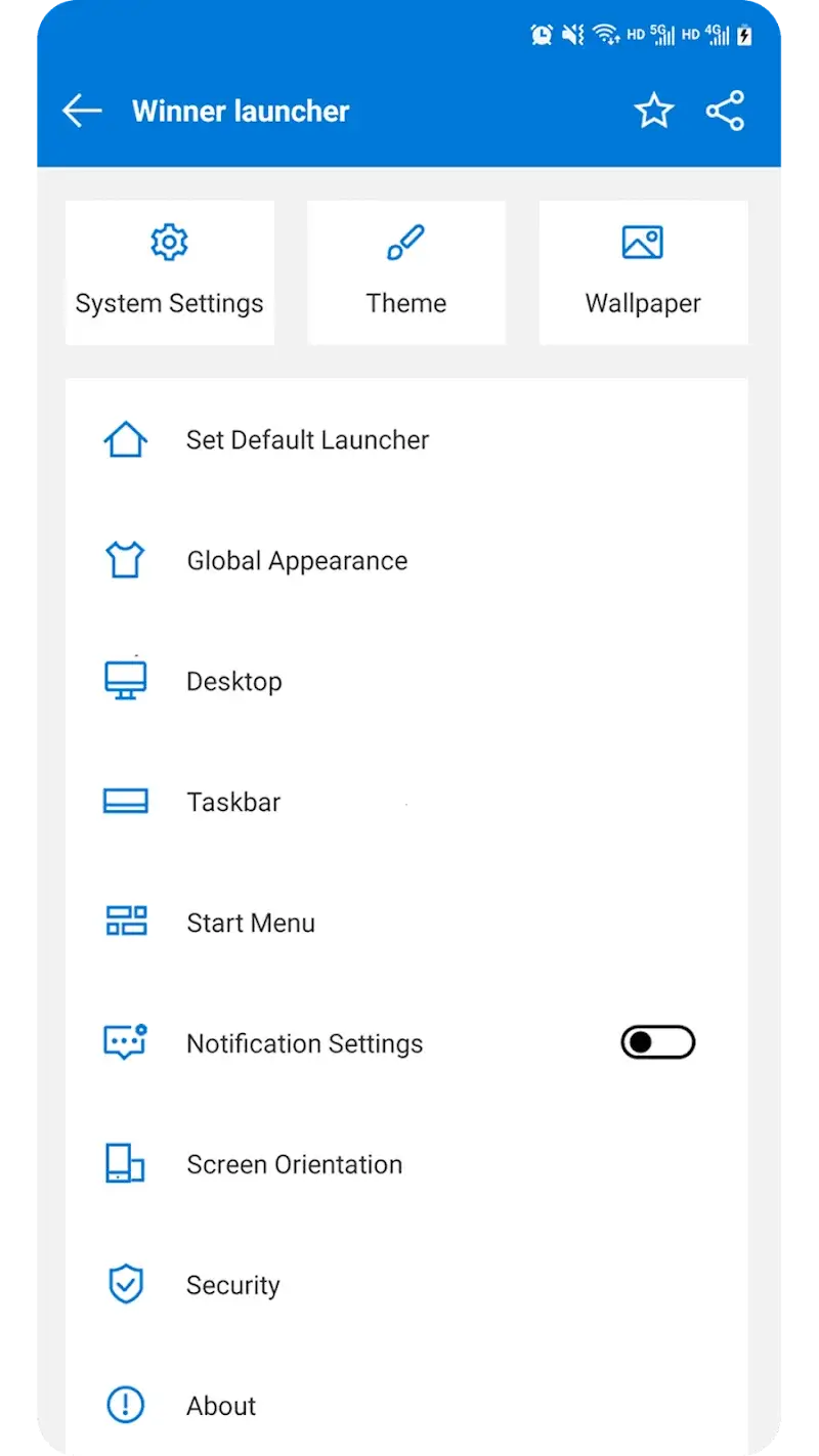 ภาพหน้าจอ Winner Computer Launcher v6.0.1 APK 5