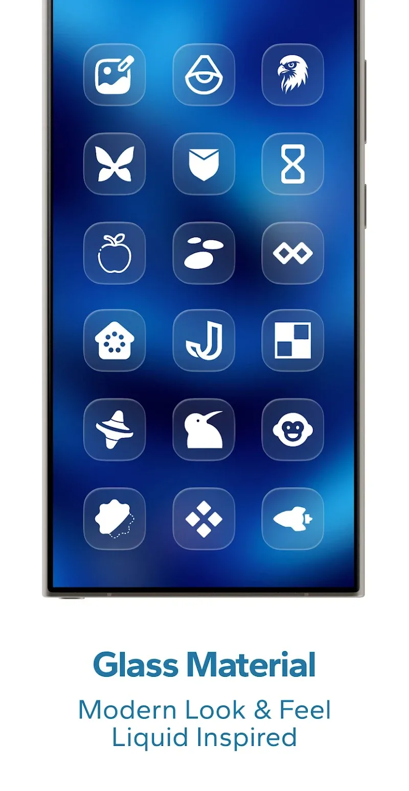 Screenshot 3 iGlass OS 26 Icon Pack