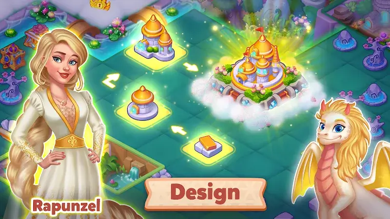 Tangkapan layar Tales & Dragons: Merge Puzzle 1