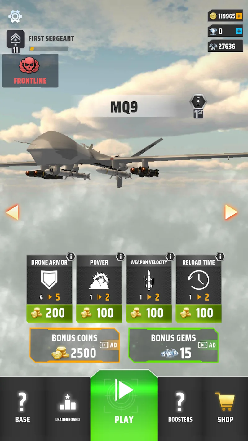 ภาพหน้าจอเกม Drone Strike Military War 3D 5