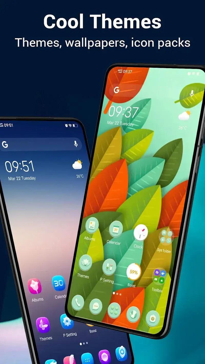 Tangkapan layar P Launcher 2