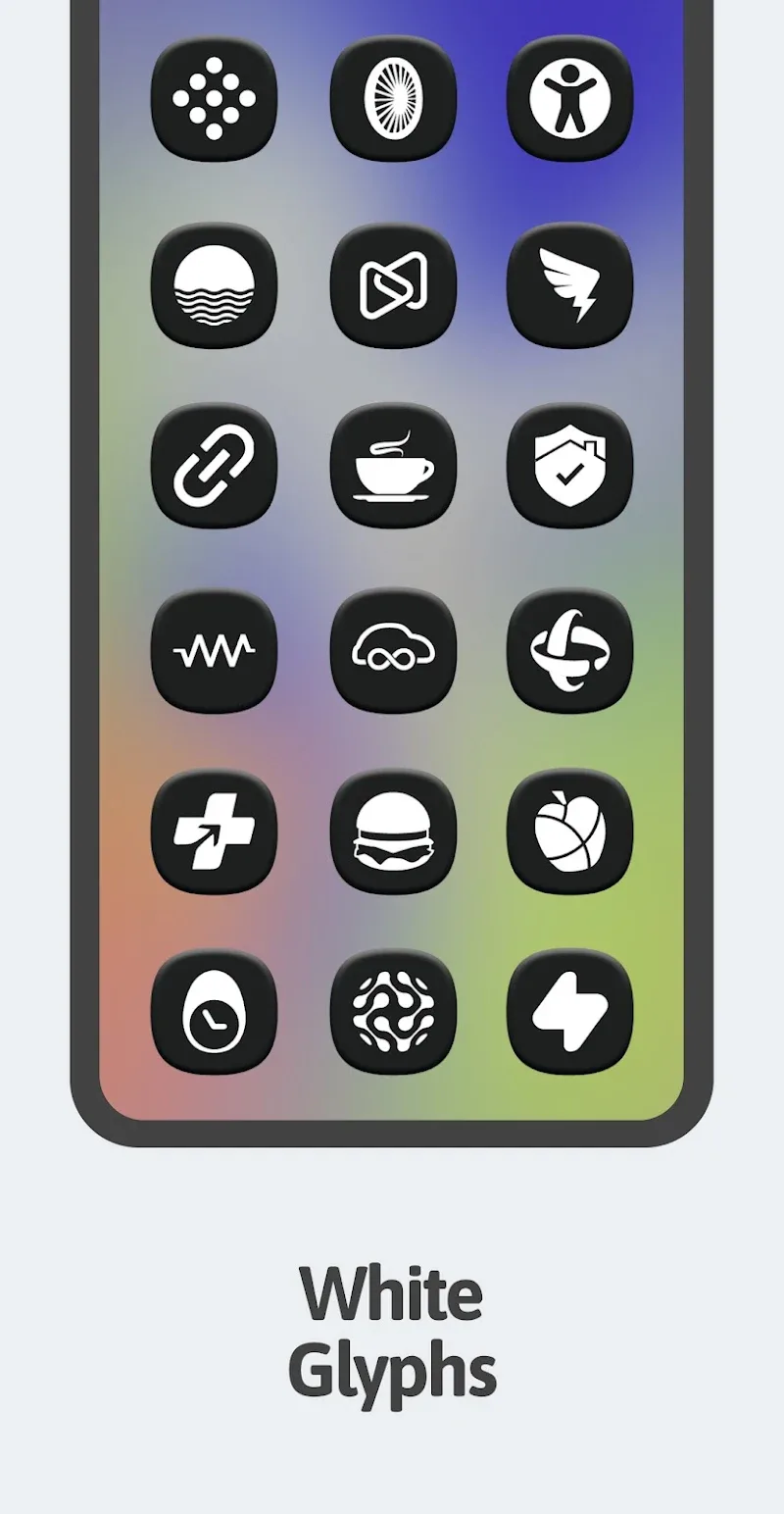 One 3D Dark Icon Pack screenshot 5