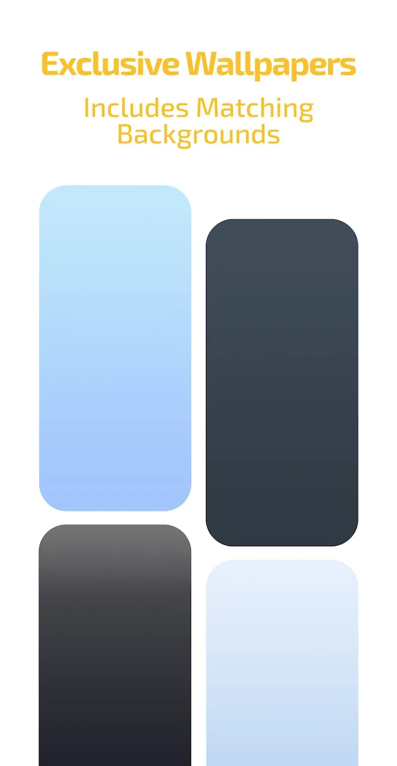 Colors Shapeless Icon Pack Tangkapan Layar 4