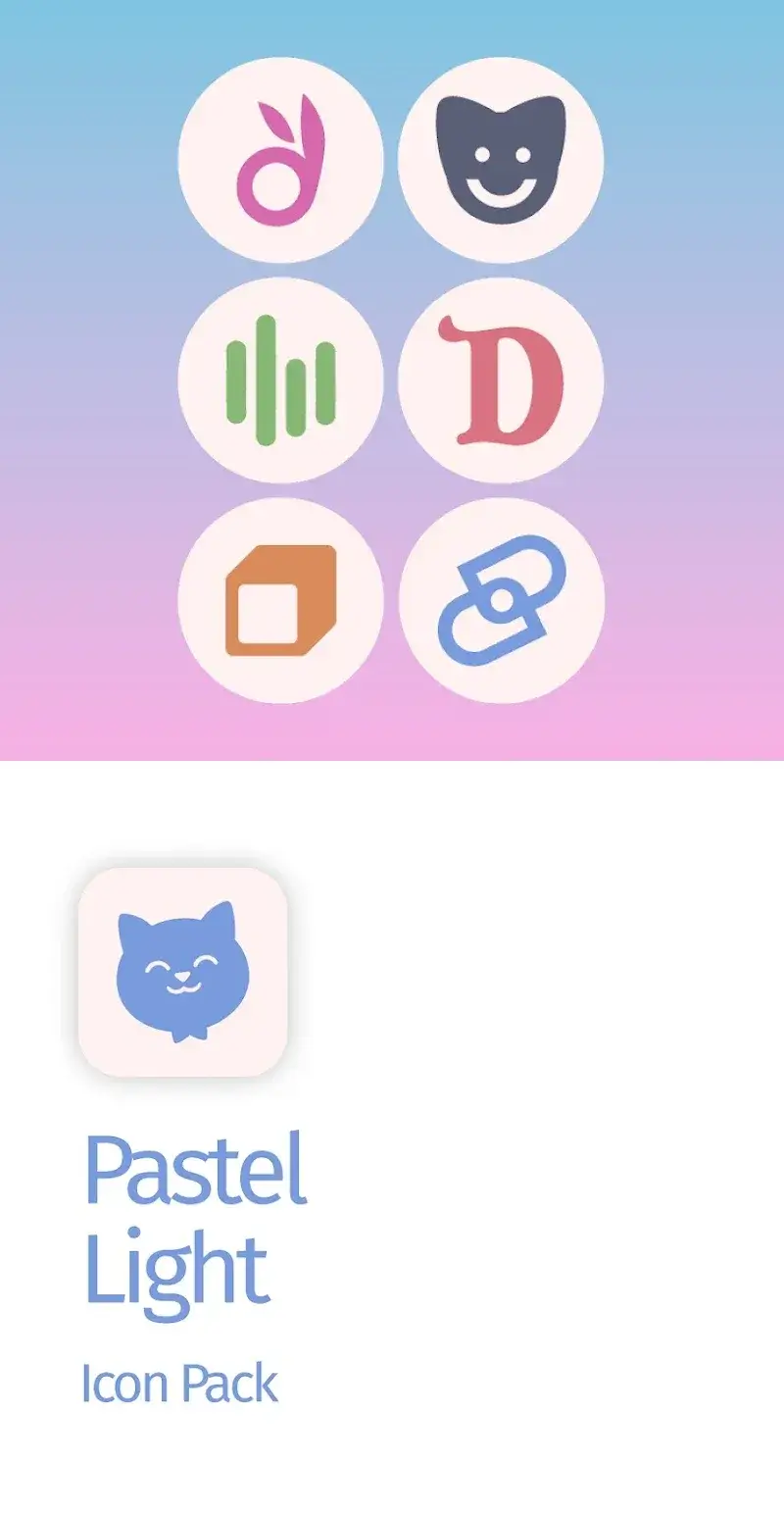 Pastel Light Icon Pack screenshot 5
