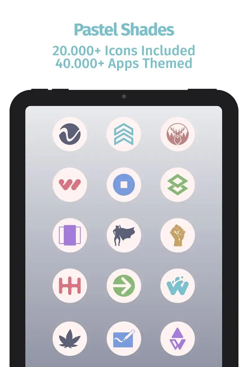 Pastel Light Icon Pack screenshot 6