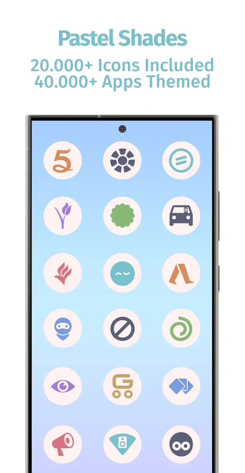 Pastel Light Icon Pack screenshot 2