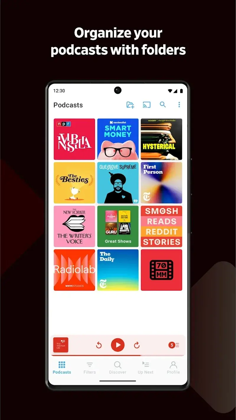 ภาพหน้าจอ Pocket Casts 3