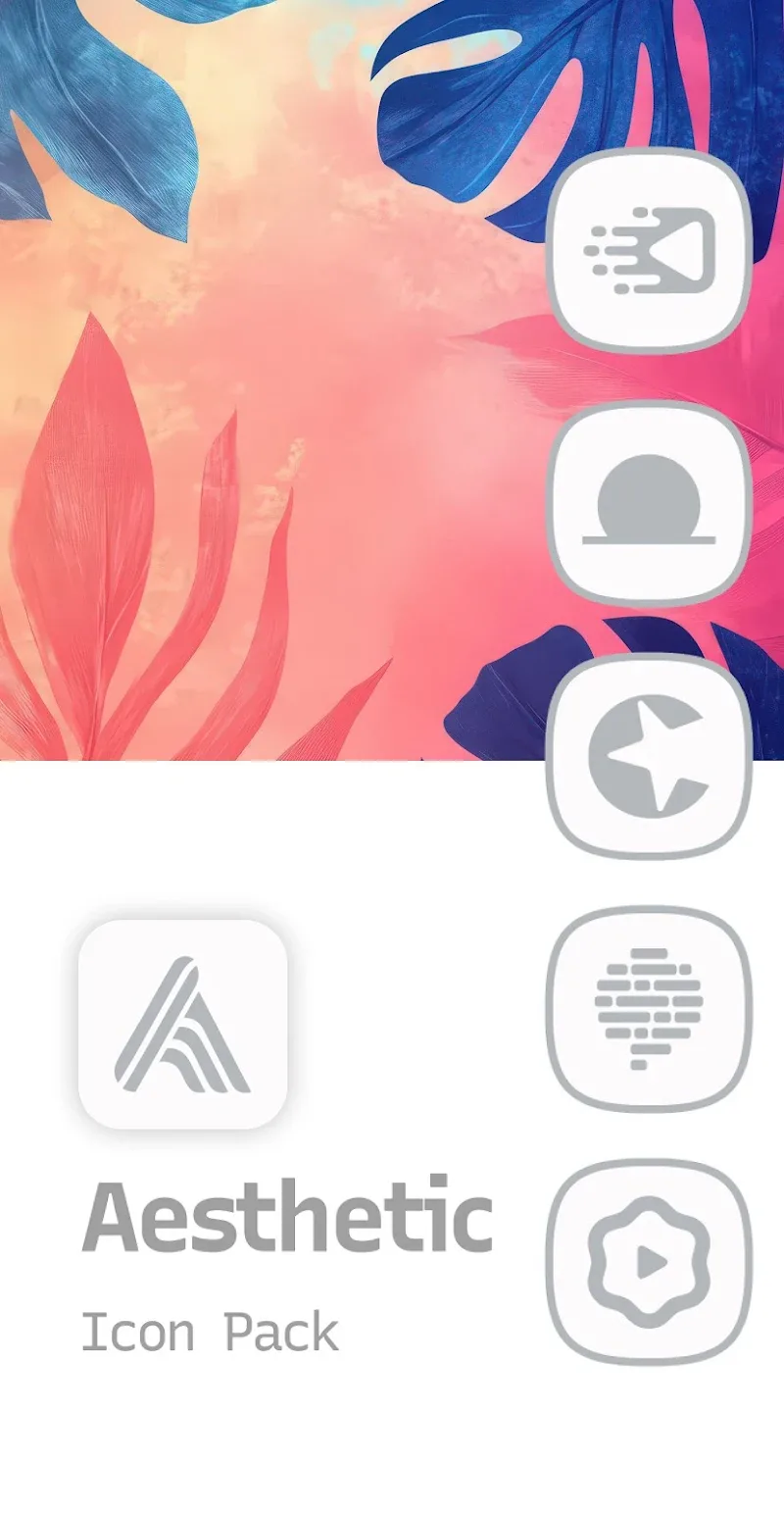 Tangkapan layar Aesthetic Icon Pack 5