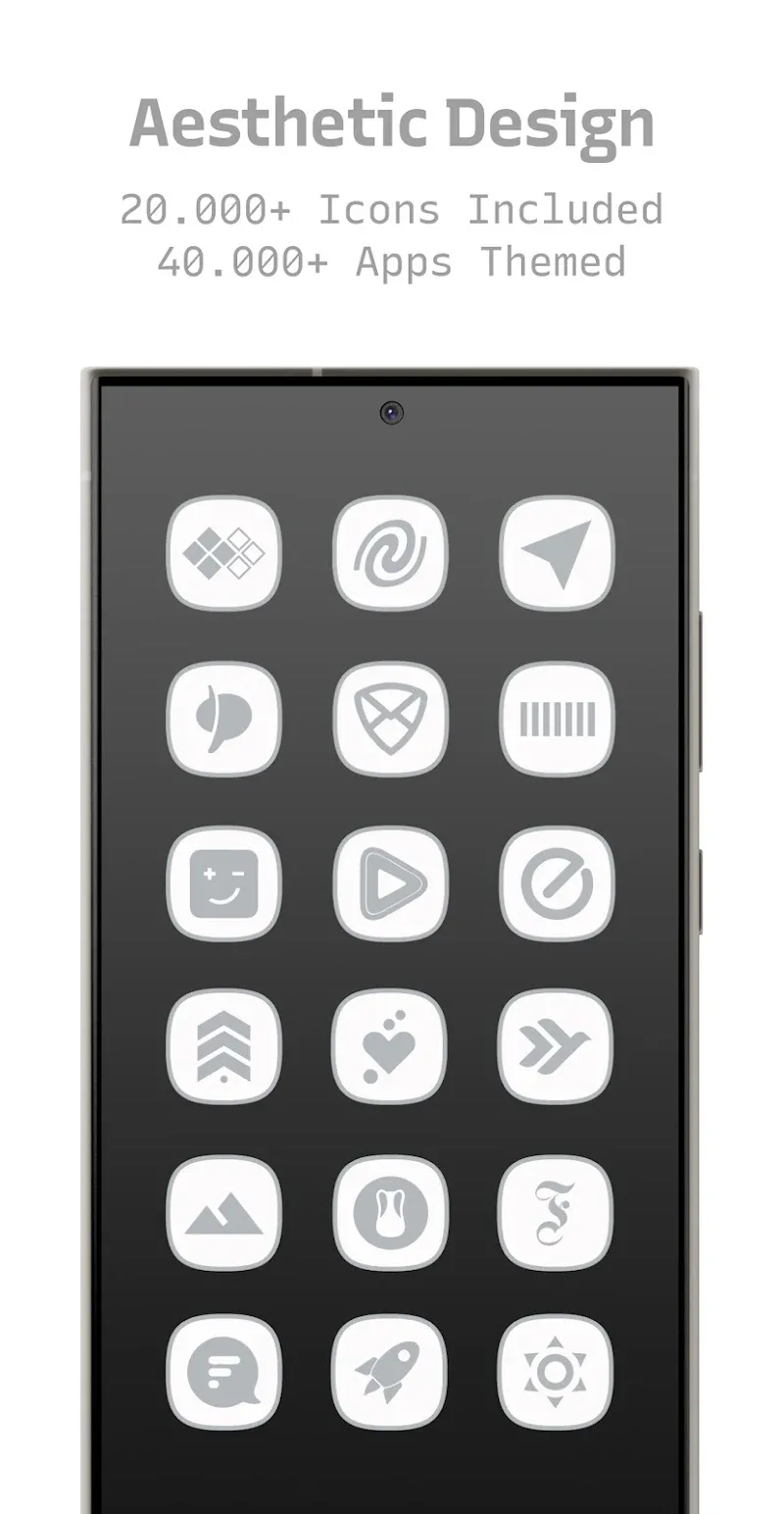Tangkapan layar Aesthetic Icon Pack 2