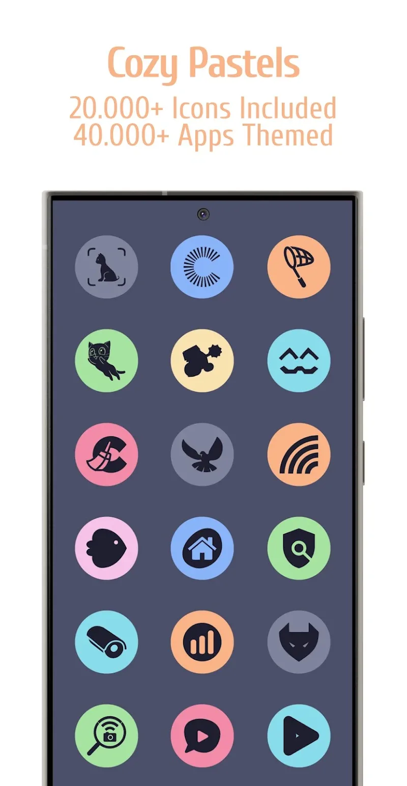 Capture d'écran Pastel Cozy Icon Pack 2