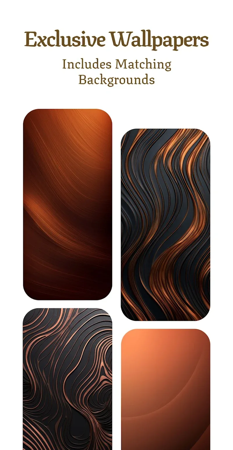 Tangkapan layar Bronze Copper Icon Pack 4