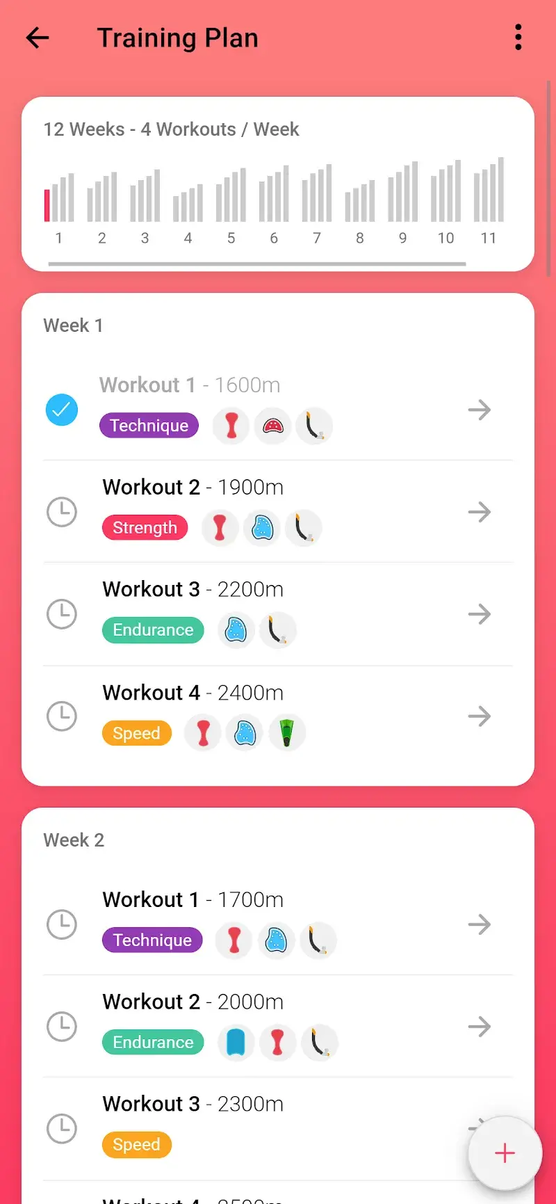 Swim Coach app screenshot 3