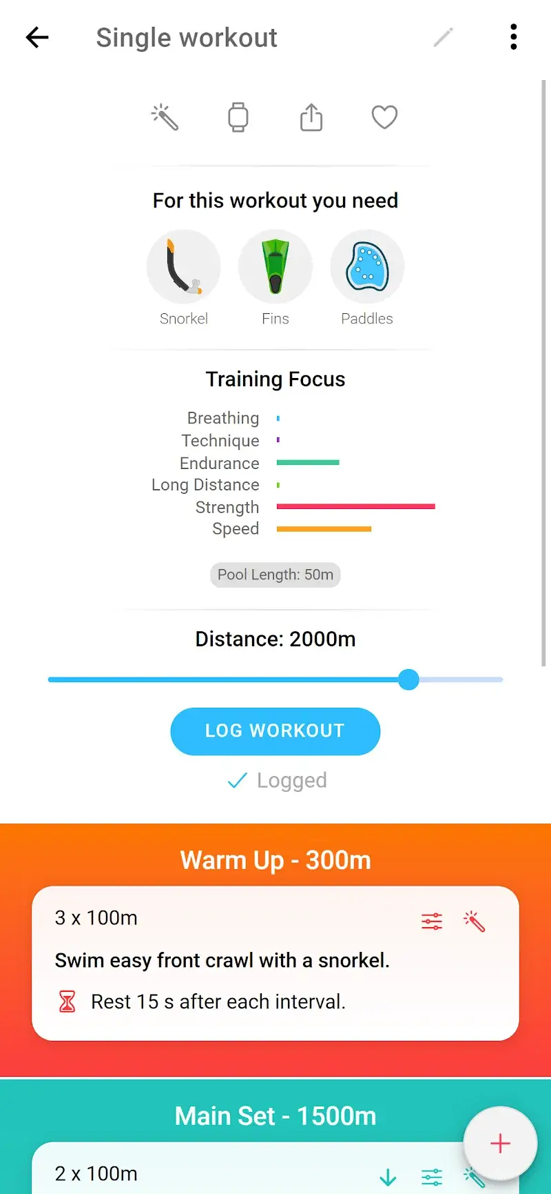Swim Coach app screenshot 2