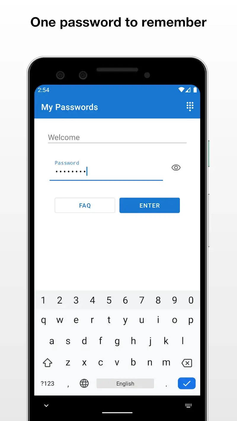 My Passwords Manager スクリーンショット 1