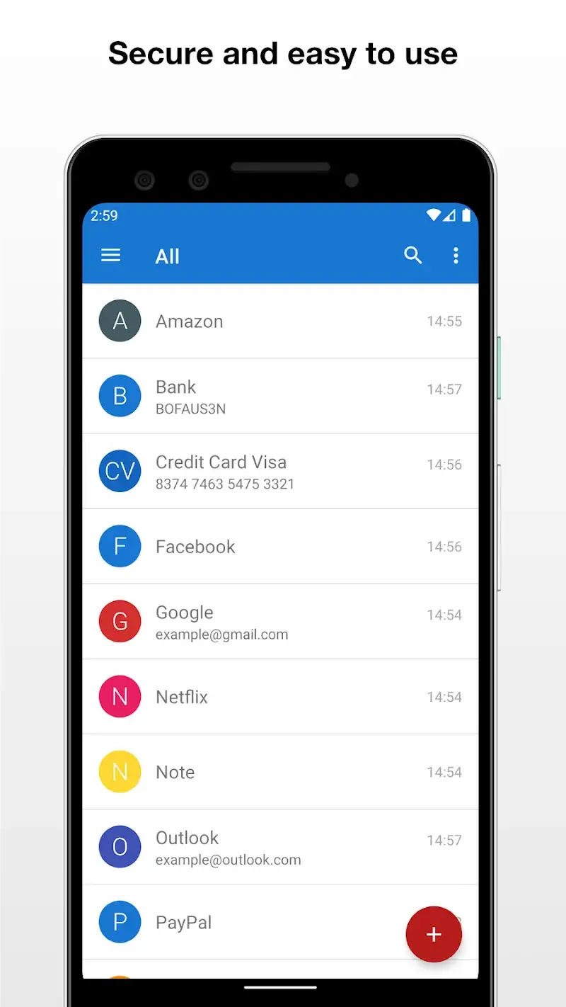 My Passwords Manager スクリーンショット 2
