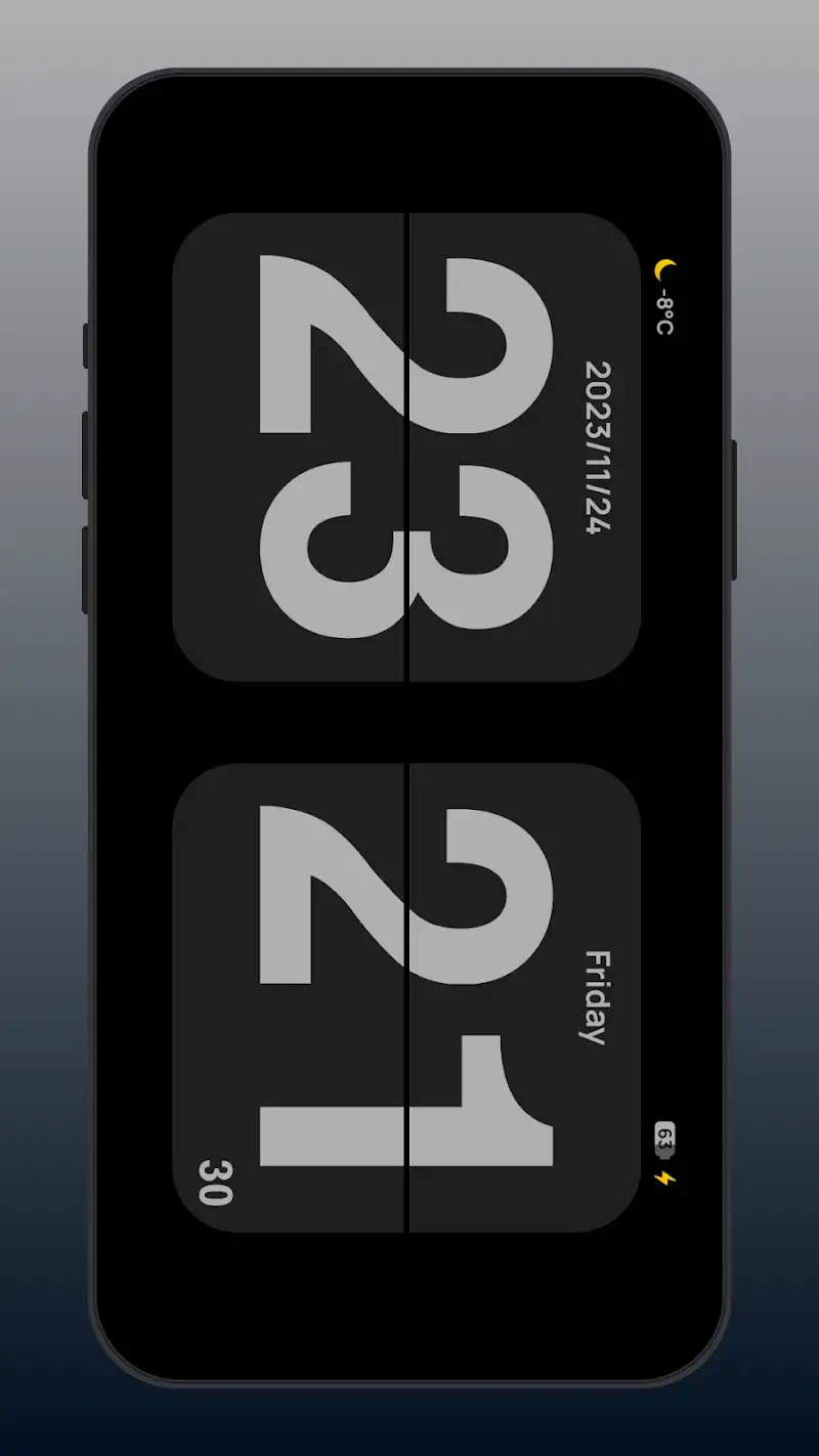Flip Clock: World Clock screenshot 2