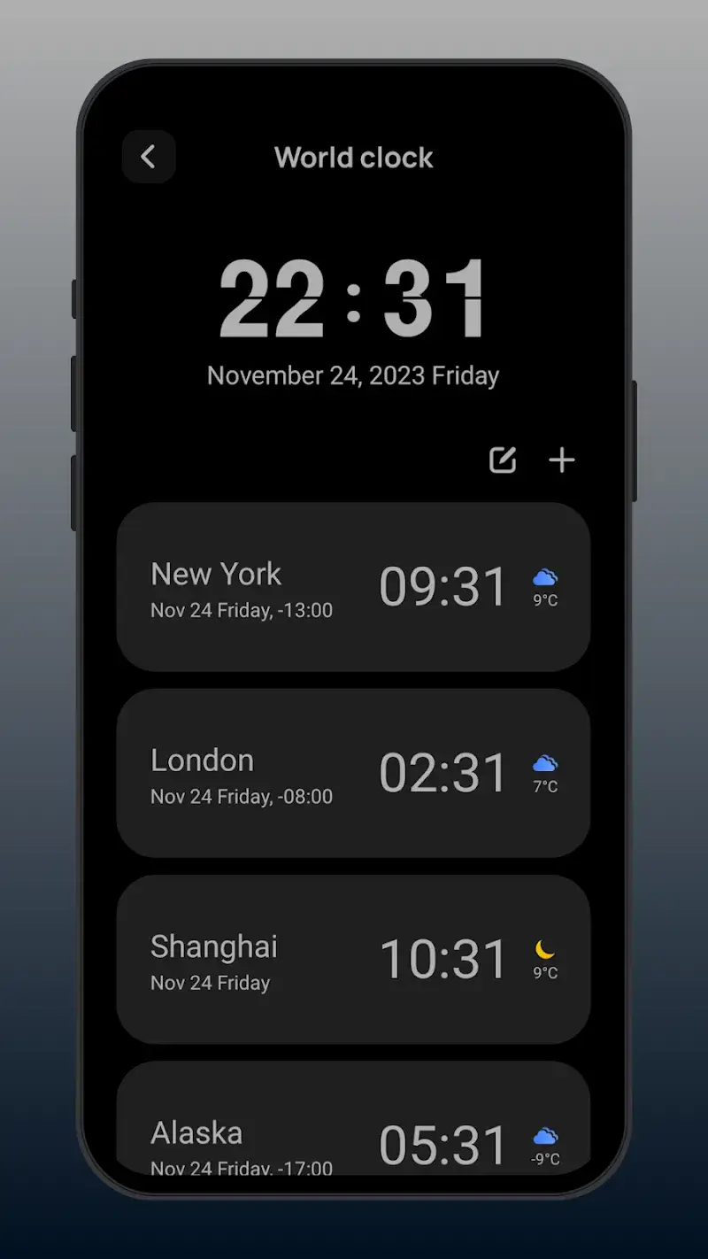 Flip Clock: World Clock screenshot 6