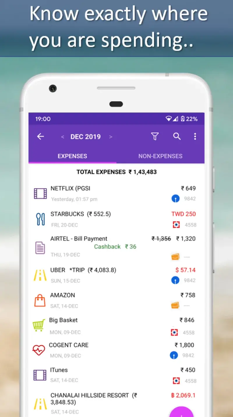 Automated Expense Tracker Screenshot 2