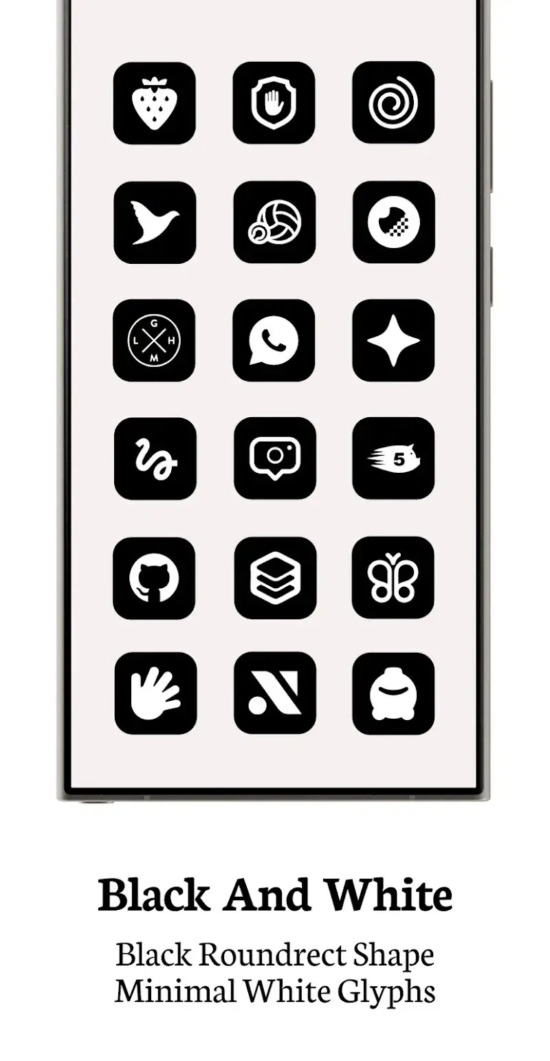 iBlack OS Icon Pack capture d'écran 3