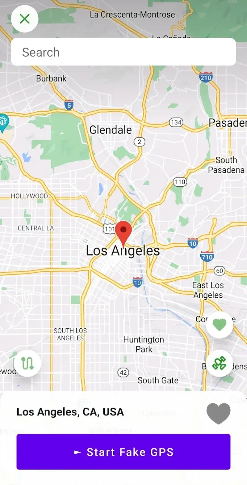 Fake GPS Location Spoofer screenshot 1
