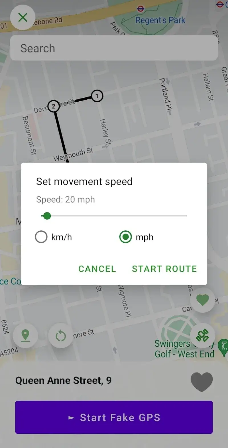 Fake GPS Location Spoofer screenshot 4