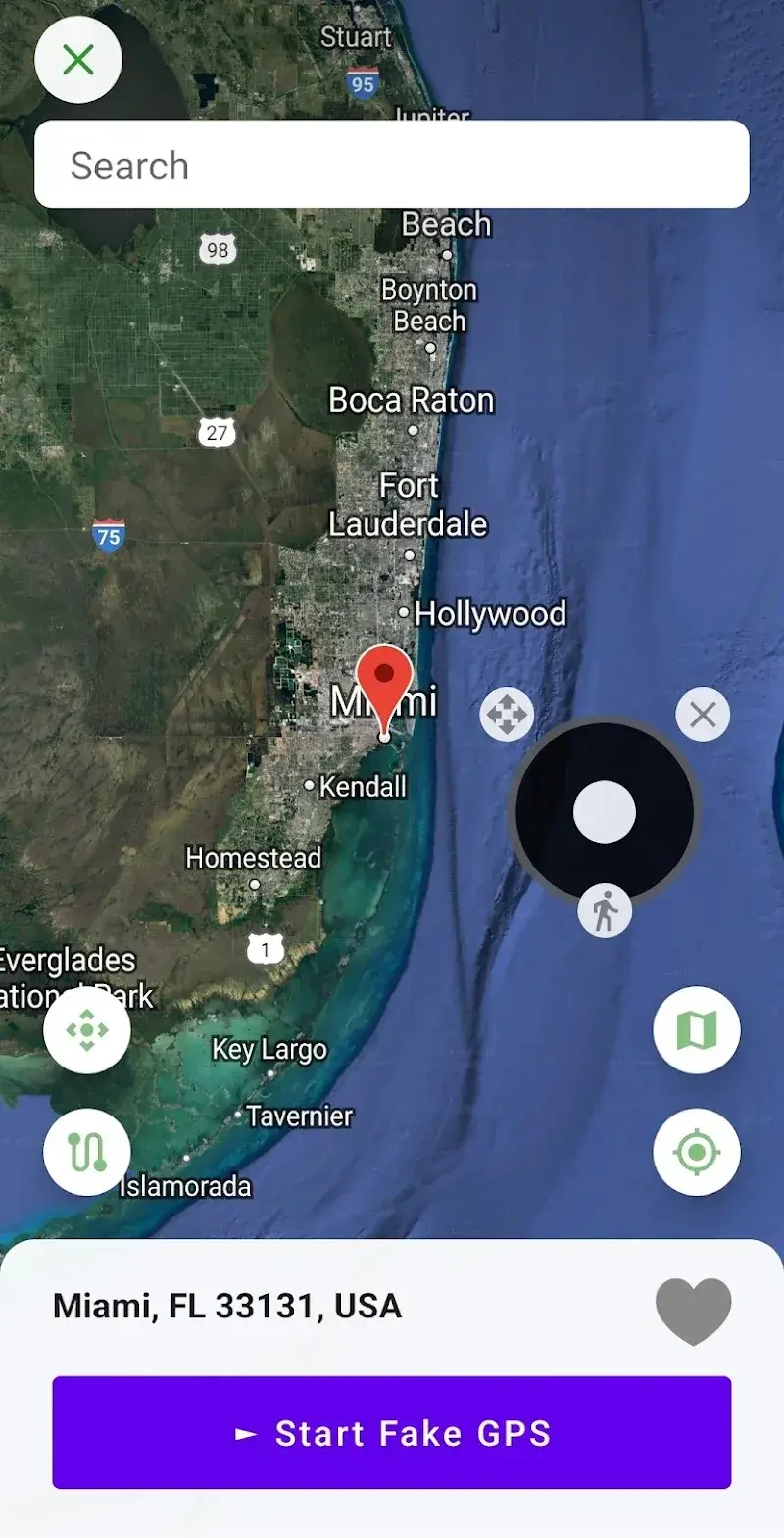 Fake GPS Location Spoofer screenshot 2