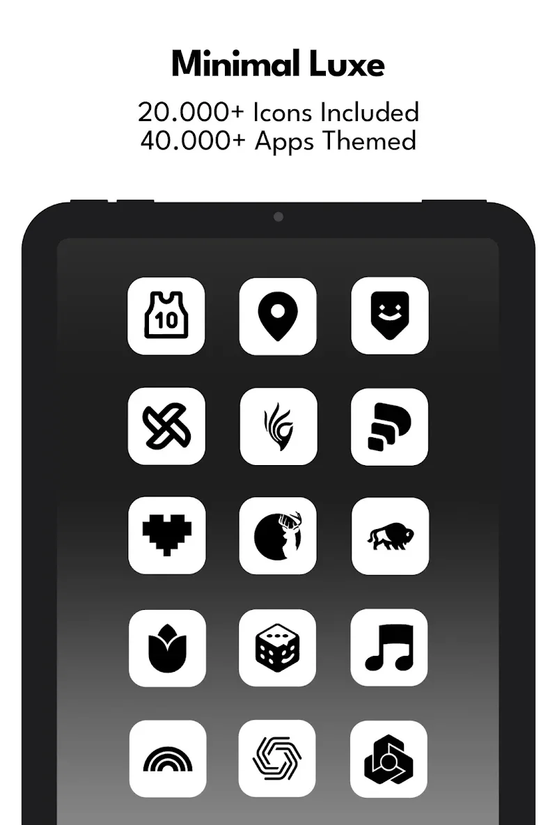 iWhite OS Icon Pack app preview 6