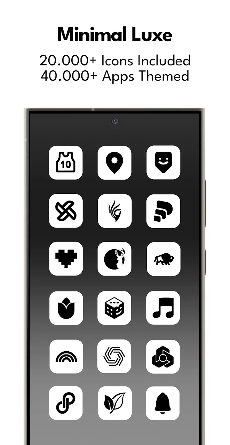 iWhite OS Icon Pack app preview 2