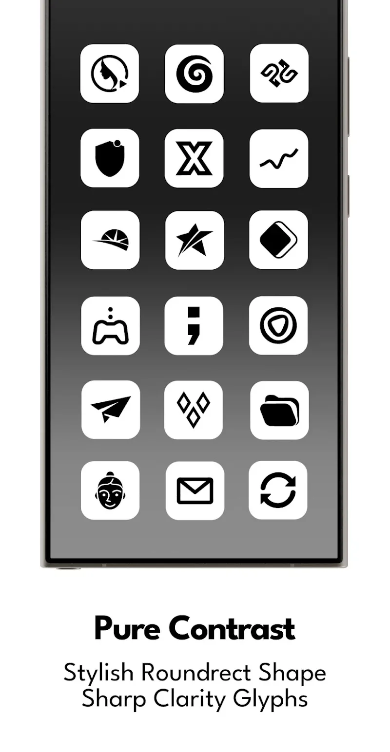 iWhite OS Icon Pack app preview 3