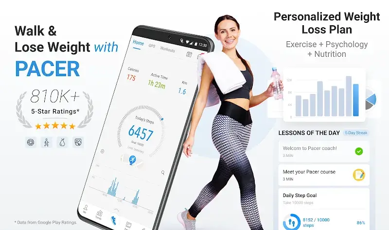 Pacer Pedometer 스크린샷 1
