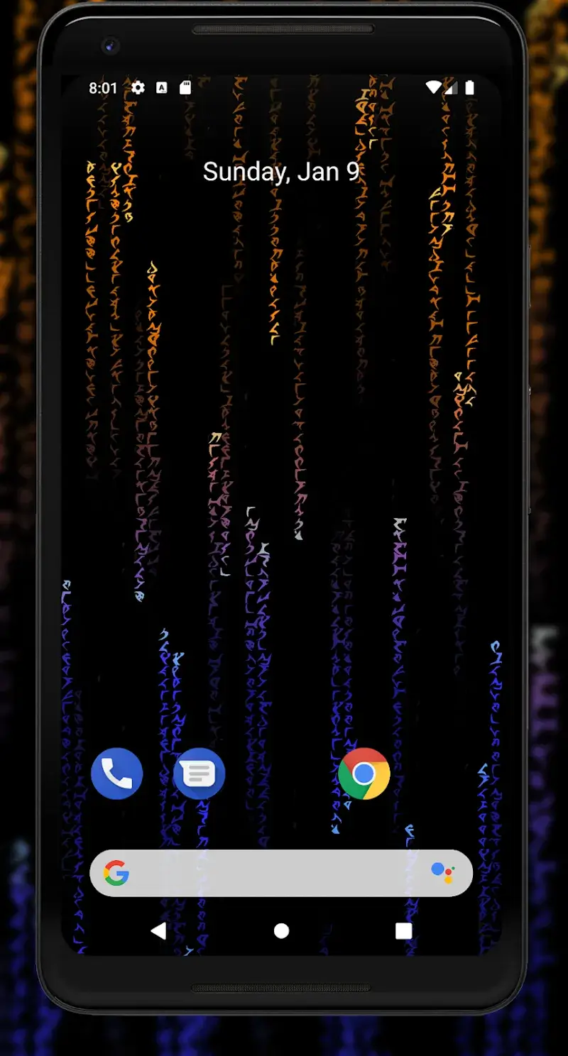 Capture d'écran 5 de Matrix Live Wallpaper