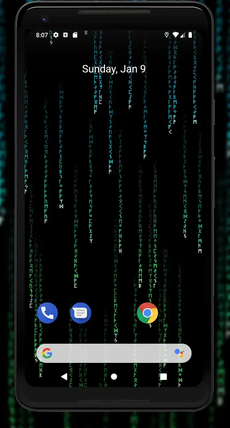 Capture d'écran 6 de Matrix Live Wallpaper