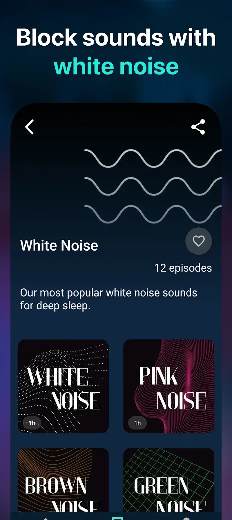 Captura de pantalla de la app Slumber: Fall Asleep, Insomnia 6