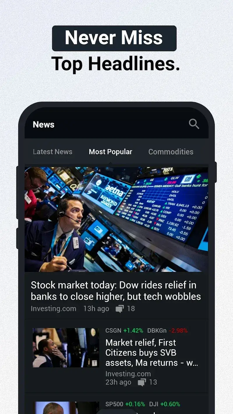 Investing.com app screenshot 4