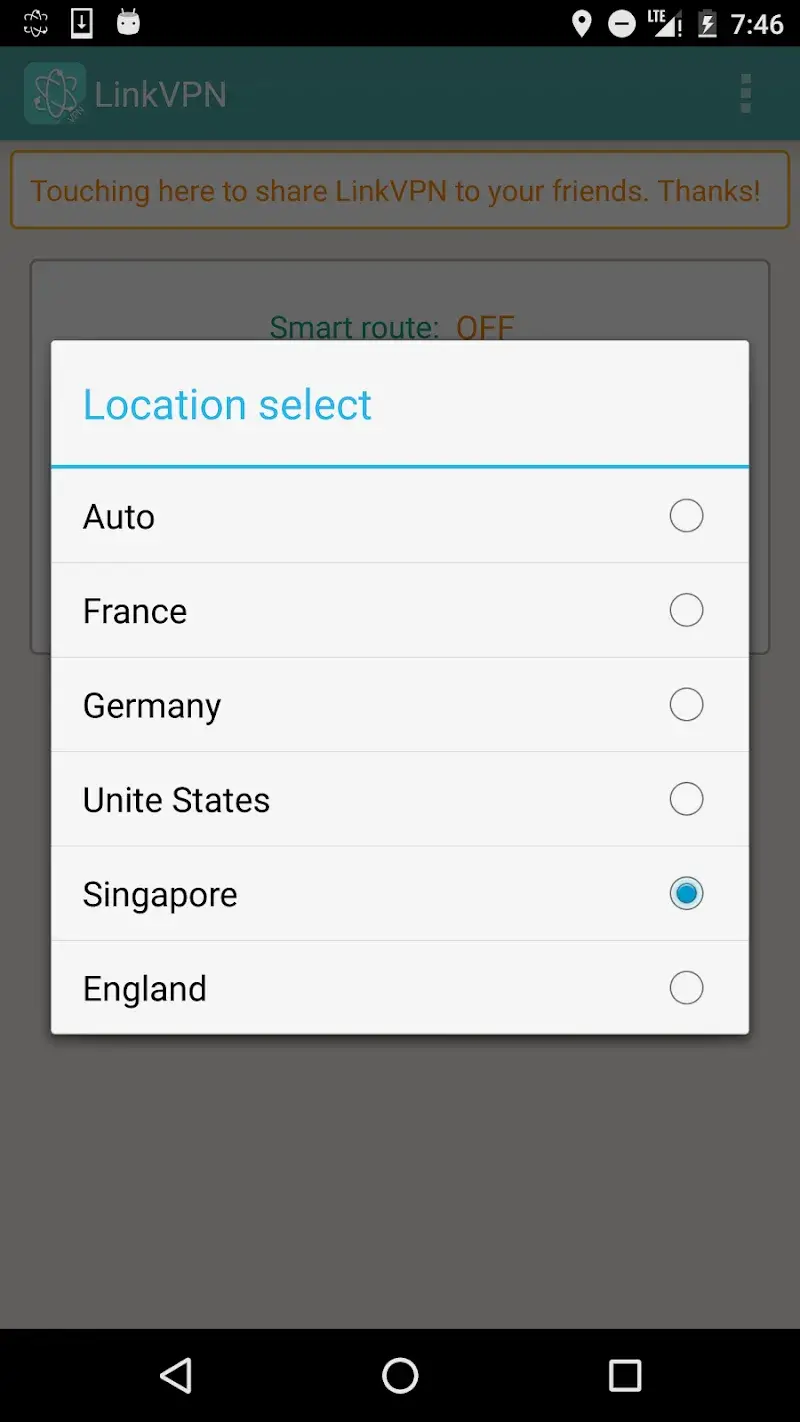 LinkVPN screenshot 3