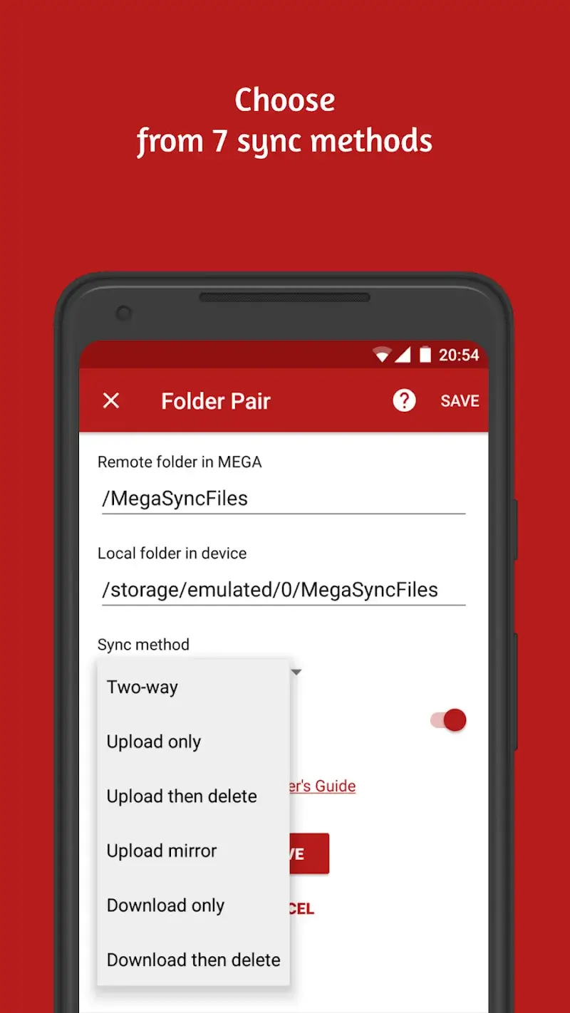 Autosync für MEGA – MegaSync Screenshot 5