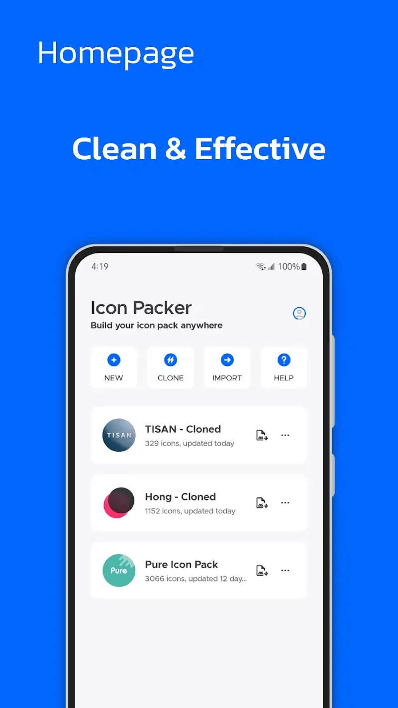 Icon Packer Captura de pantalla 1