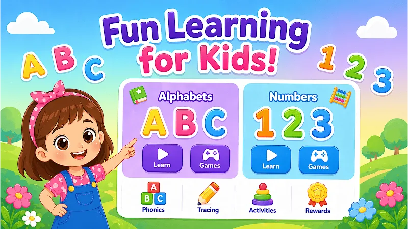Primeira Imagem do Kindergarten Learning App