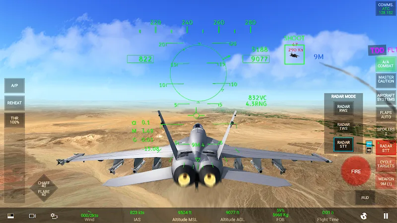 ภาพหน้าจอ RCS – Real Combat Simulator 6