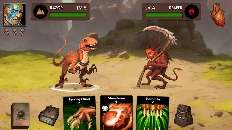 Dark Stones: Card Battle RPG — скриншот геймплея 3