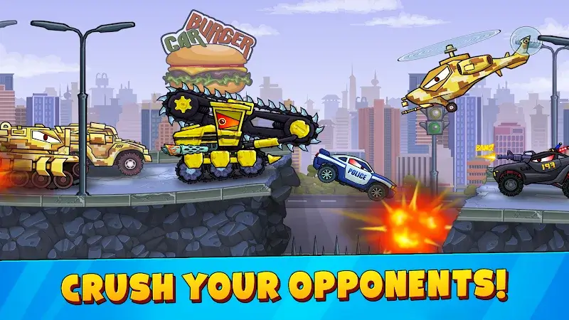 Car Eats Car 3 Hill Climb Race captura de tela 5