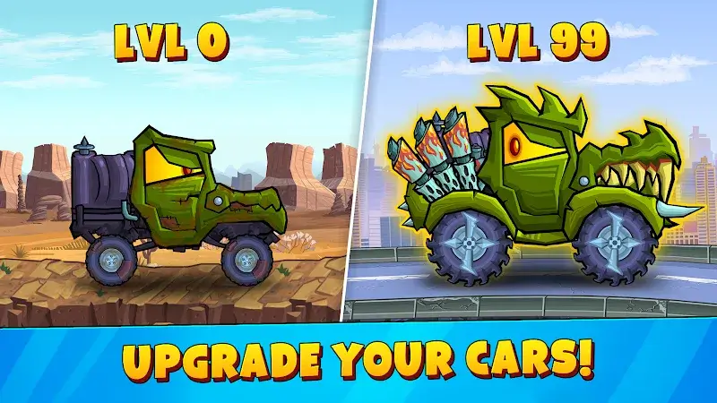 Car Eats Car 3 Hill Climb Race captura de tela 4