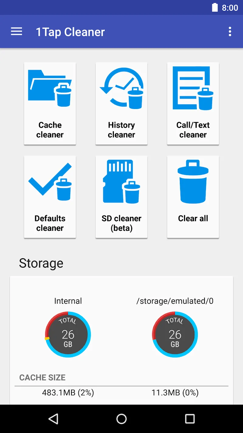 1Tap Cleaner Pro screenshot 1