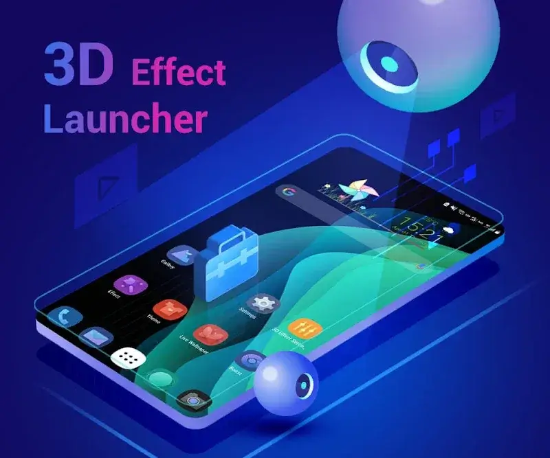 3D Effect Launcher captura de pantalla 1