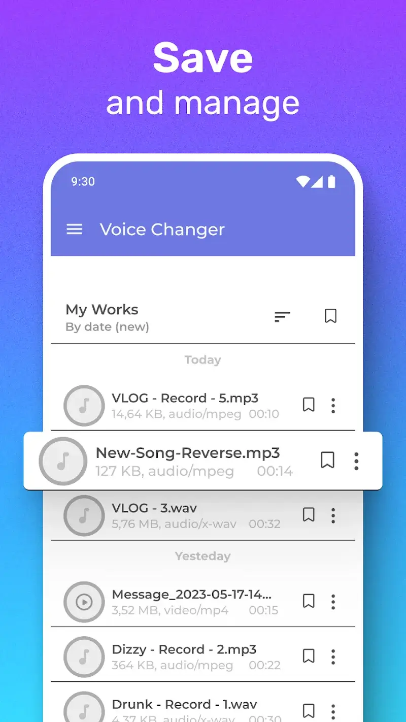 Ảnh chụp màn hình Video Voice Changer Pro 5